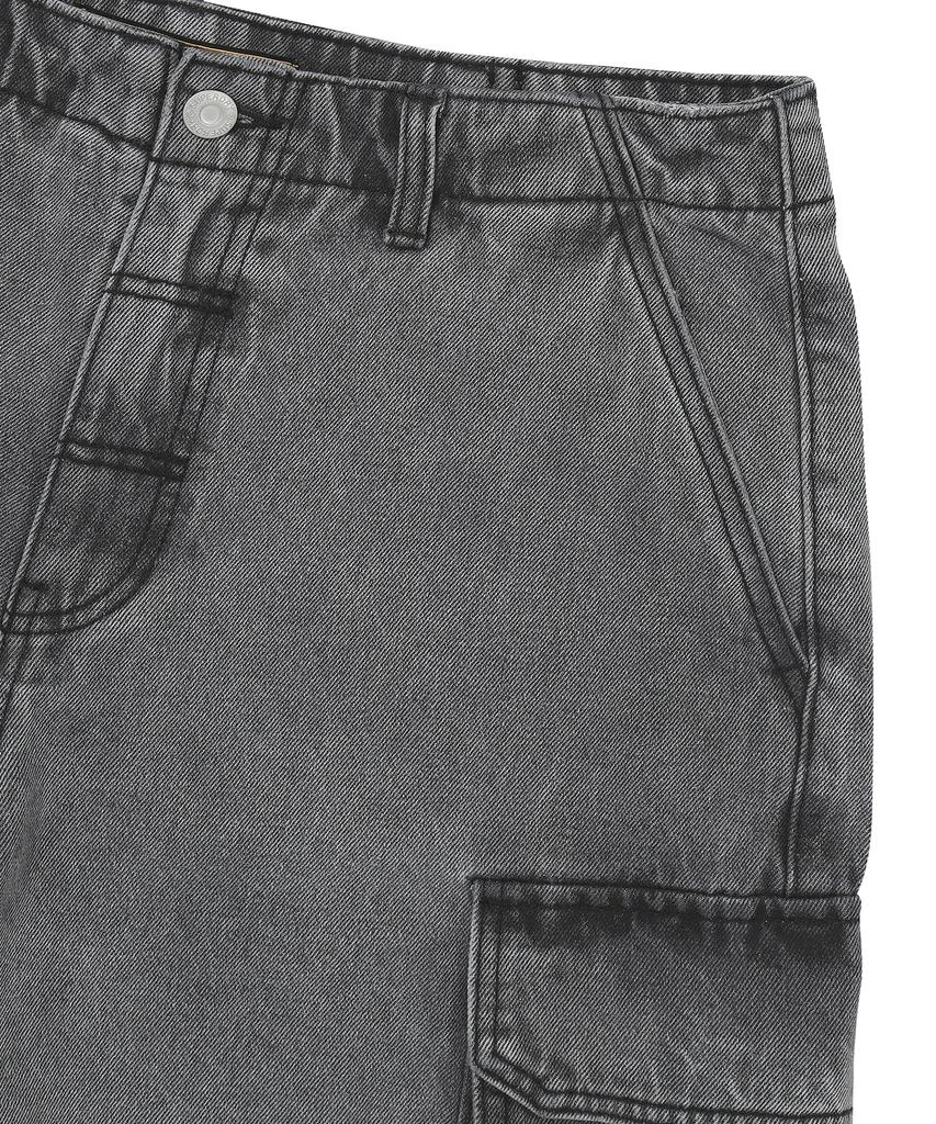 Syupeodeulai Denim Cargo Shorts Gray
