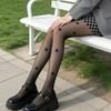 2 Pairs Of Black Star Printed Pantyhose, A Fashionable Must-Have; This Lightweight And Versatile Stockings Are Perfect For