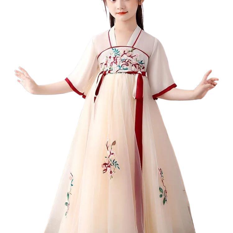 Girls' Chinese Hanfu Fairy Dress – Ancient Style for All Seasons