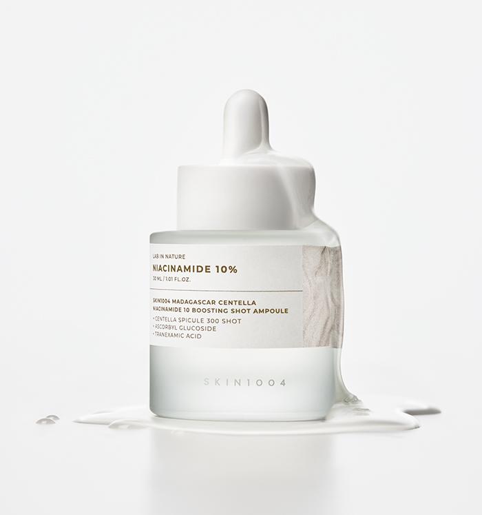 Skin1004 Madagascar Centella Niacinamide 10 Boosting Shot Ampoule – Brightening & Tone-Perfecting Serum with Niacinamide, Asiatica, Vegan, Korean