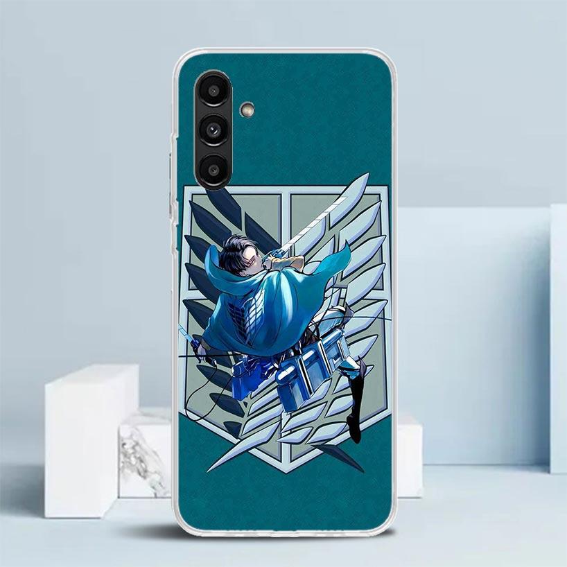 Attack Titan Levi Phone Case For Samsung Galaxy A17 A37 A57 A16 A15 A14 A13 A56 A55 A54 A53 A36 A35 A34 A33 A26 A25 A24 A23 Gala