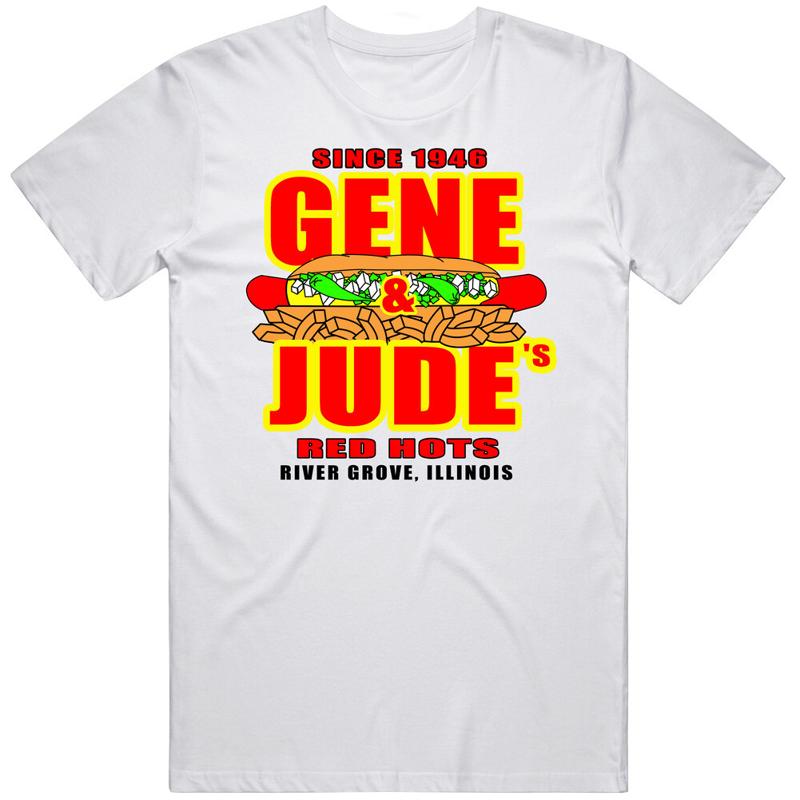 

Gene And Jude s Restaurant Illinois Food T Shirt 5XL різнокольоровий