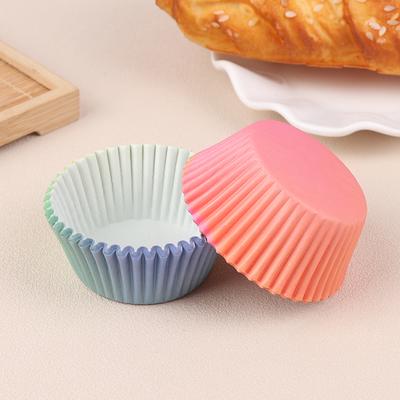 100 Stück Cupcake-Förmchen Standard Cupcake-Cups DIY Cupcake-Papiere Backförmchen Cupcake-Wrapper Küchen-Backzubehör