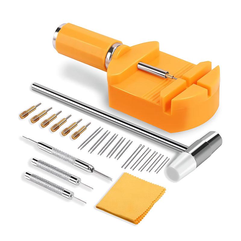 32-Piece Watch Repair and Adjustment Tool Set for Band and Link Replacement