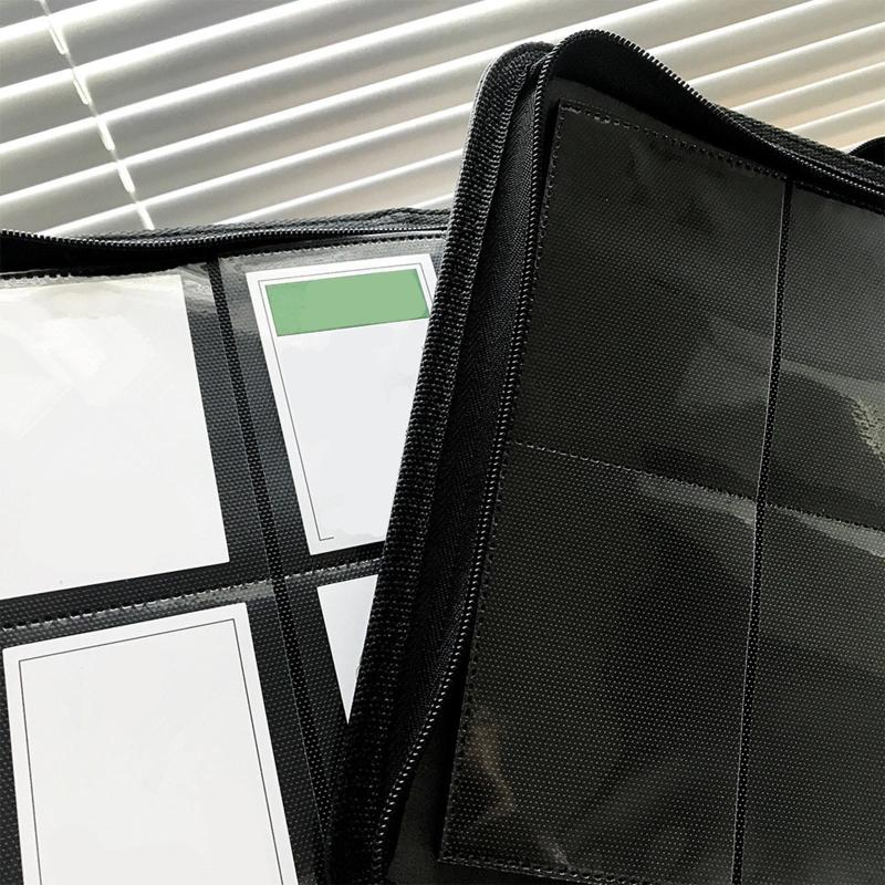 Trading Card Sleeves, Waterproof 160 Pockets Game Card Holder Sleeve Album, Trading Card Binder Card Storage Album Pages