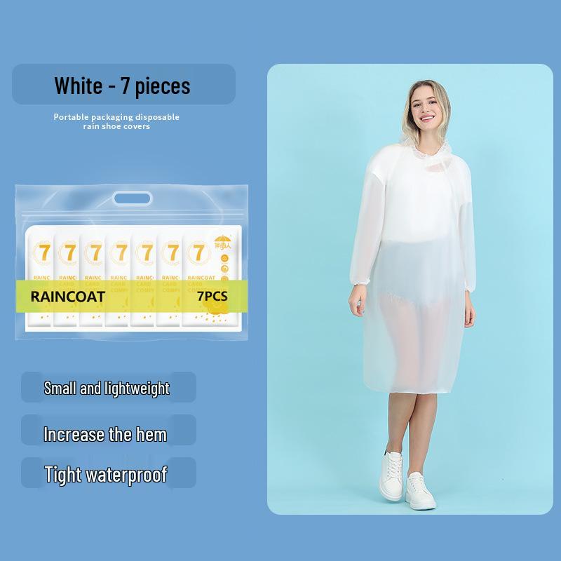 Portable Waterproof Thick Transparent Disposable Shoe Covers - Individually Packed for Outdoor Use