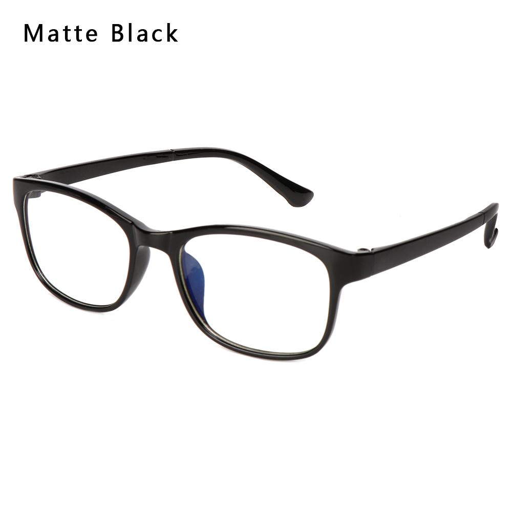 1PC Unisex Clear Lens Reading Glasses Blue Light Blocking Eyewear Square Computer Eyeglasses Frames UV400 Flat Mirror