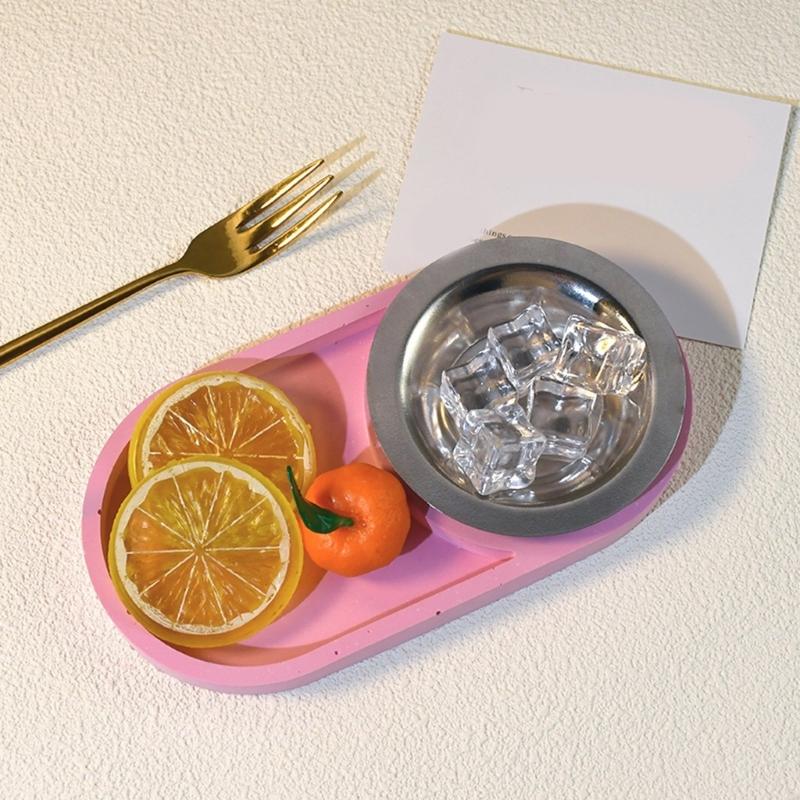 Elegant Oval Silicone Moulds Unique Coasters and Bead Trays Crafting Mold Essential Tool for Home Decoration