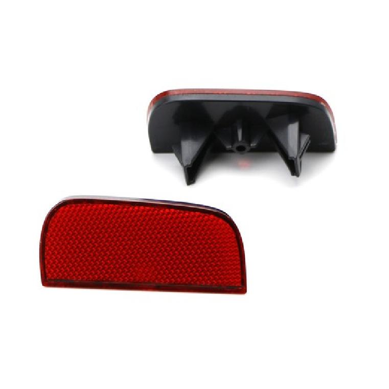 OE-Spec Red Rear Bumper Reflector Lens Assy For 2016-21 10th Gen Honda Civic