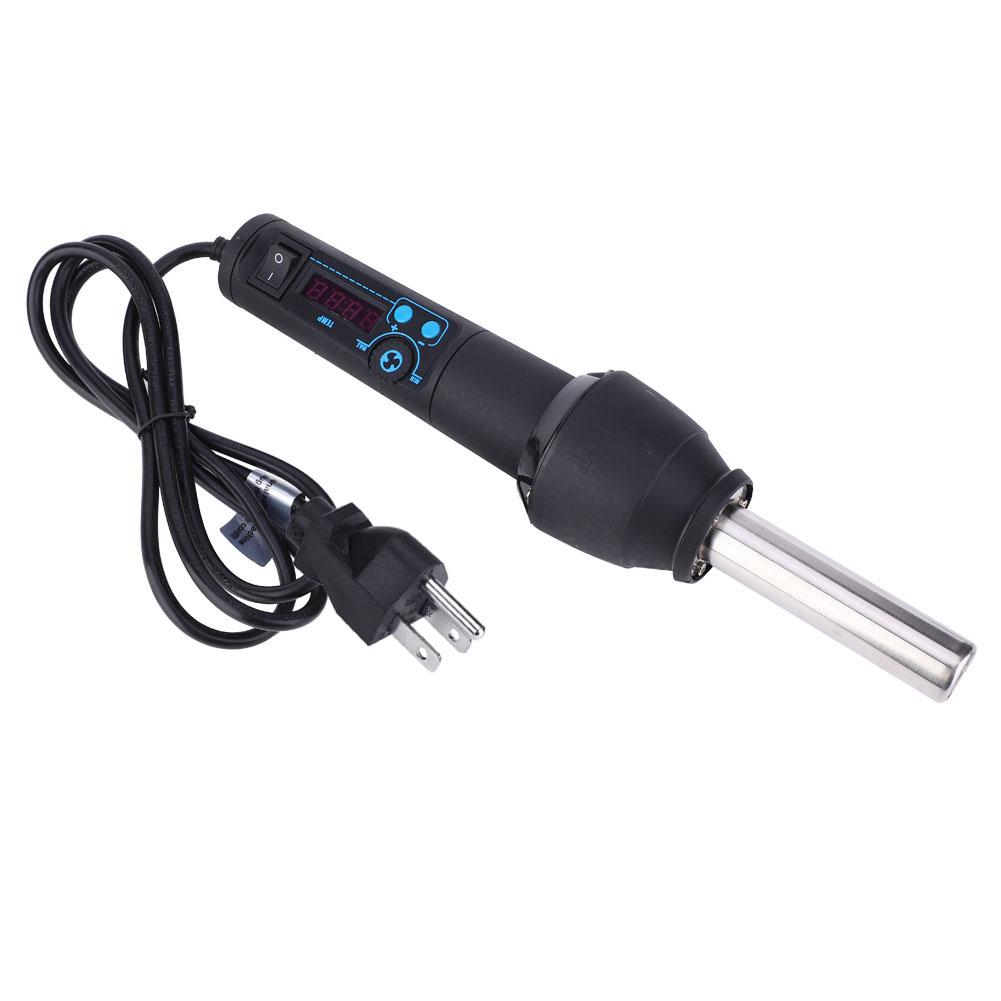 Digital Display Hot Air Gun Handheld Heat Gun Air Heater Blower with 8 Nozzle and BracketUS 110V