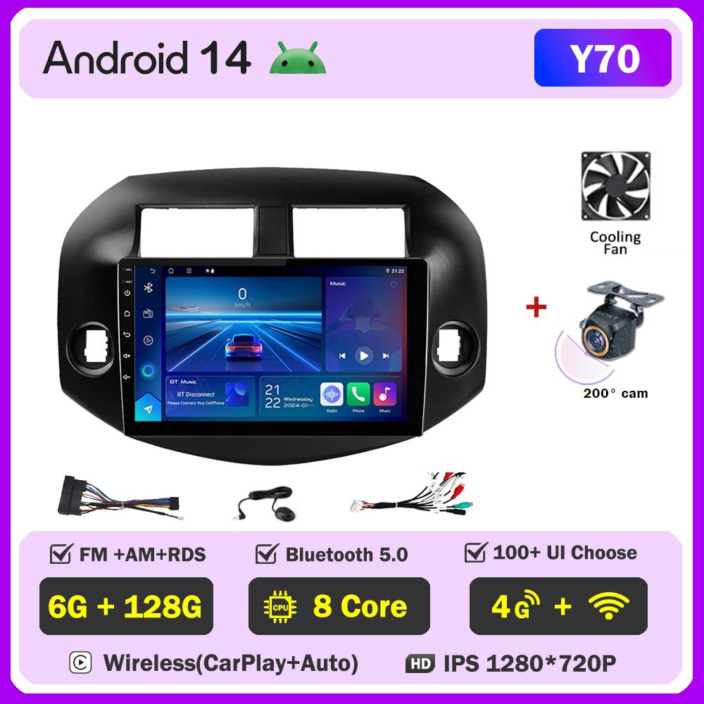 For Toyota RAV4 RAV 4 2005-2013 Car Radio Player Car Carplay Screen Autoradio Mirror Link Car Intelligent Systems Touch Screen