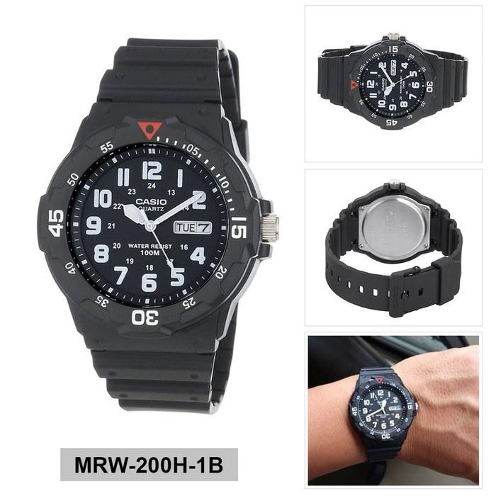 [Casio] CASIO BASIC MRW-200H-1B Black Men's Watch