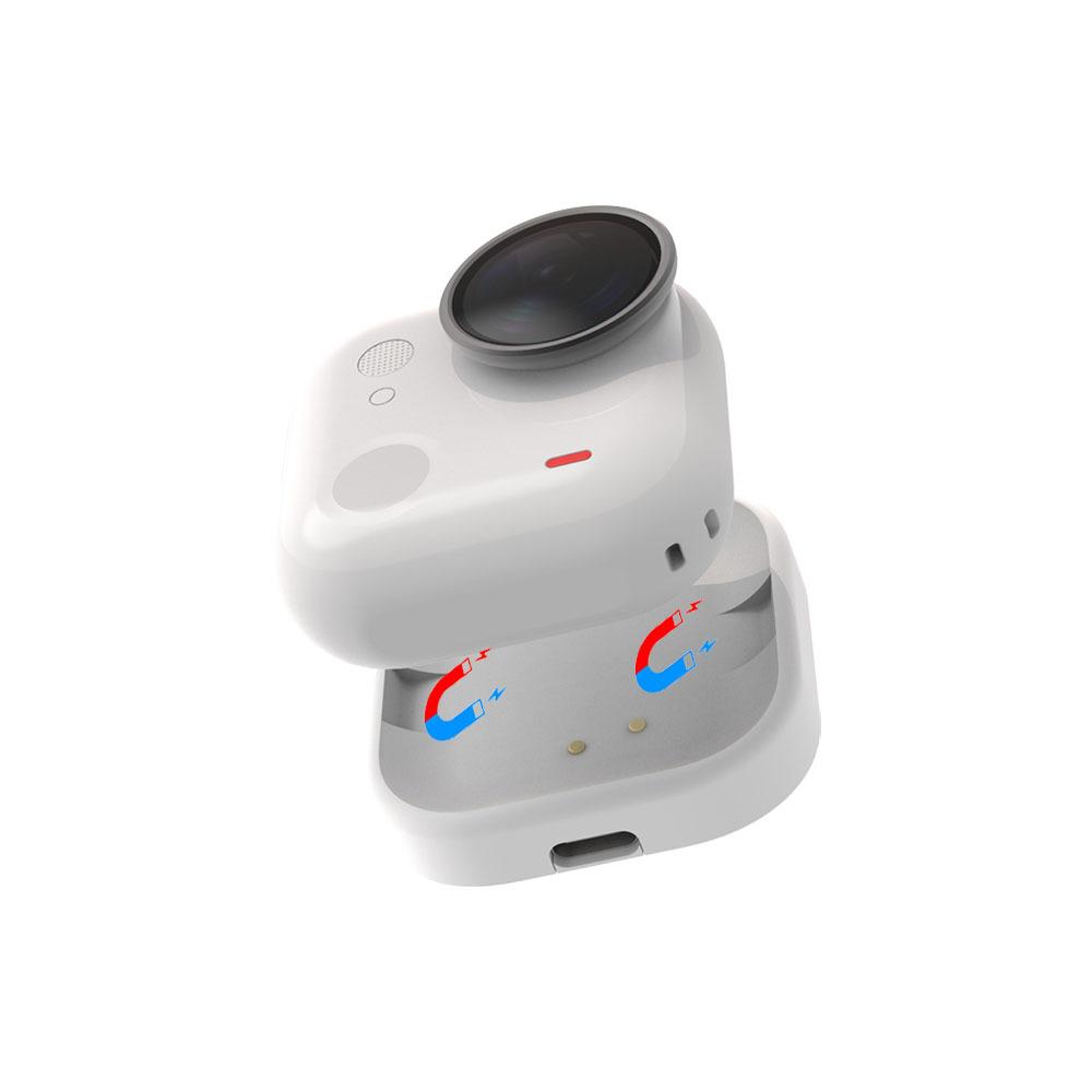 For Insta360 Go Ultra Camera Magnetic Charging Bracket Wireless Fast Charging Station Charging Dock With Lanyard For Insta360