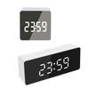   Mirror Alarm Clock LED Clock Makeup Mirror Alarm Clock Battery Plug-in Dual-use Student Alarm Clock