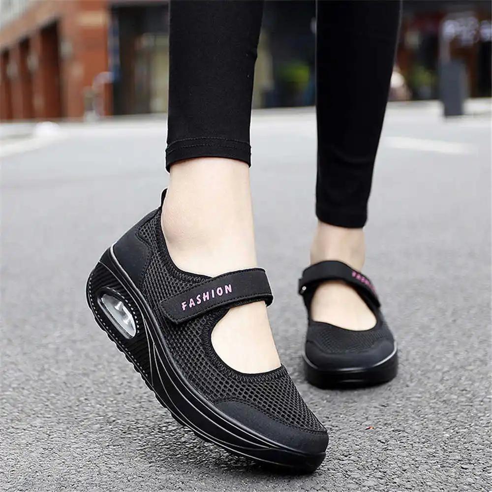 Fashion Round Nose Thick Heel Women's Brand Sneakers Loafers Sneacker Comfortable Ladies Shoes Sports Hyperbeast Newest Cute