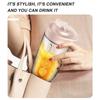 Electric 6 Blades Automatic 400ml Portable Electric Juicer USB Charging Fruit Squeezer Blender Portable