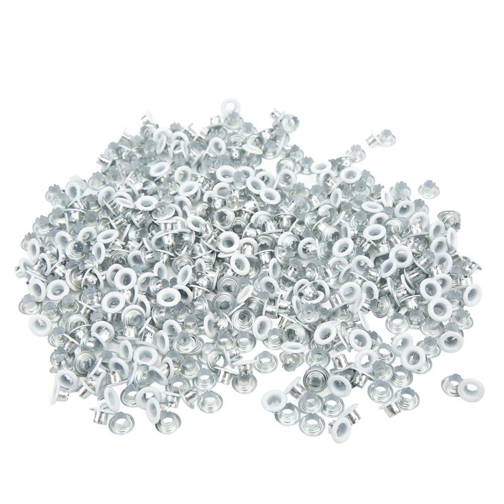 500pcs 5mm Hole Metal Eyelets Color Round Snap Buttons Round Edge Grommets  Sewing