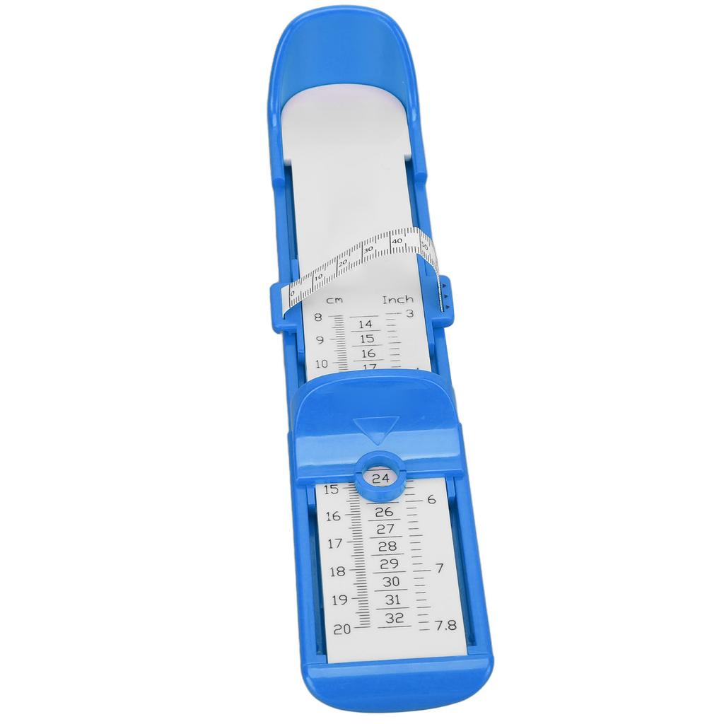 Feet Length Measuring Ruler Multifunction Accurate Shoe Feet Measuring Ruler for Kids Blue