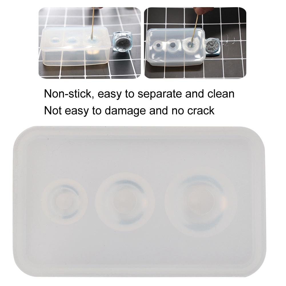 3D Stereo Spherical Silicone Mold DIY Jewelry Epoxy Mold Jewelry Crafts Pendant Making Tool