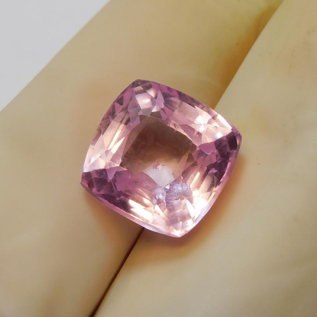 Natural Pink Sapphire Square Cushion Cut 9.90 Carat Loose Gemstones