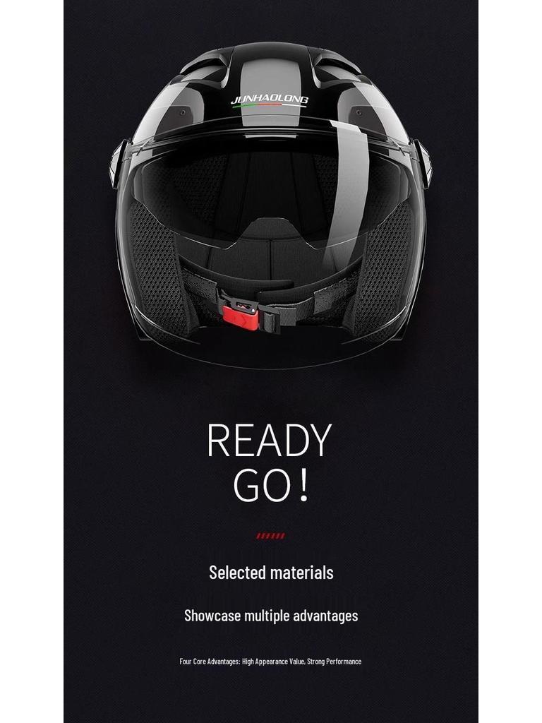 3C Certified Unisex Full Face Motorcycle Helmet - All-Season, Windproof, Sun Protection
