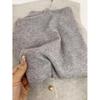 Women's Autumn-Winter 2025 Half-High Neck Long Sleeve Solid Color Knit Sweater Base Layer