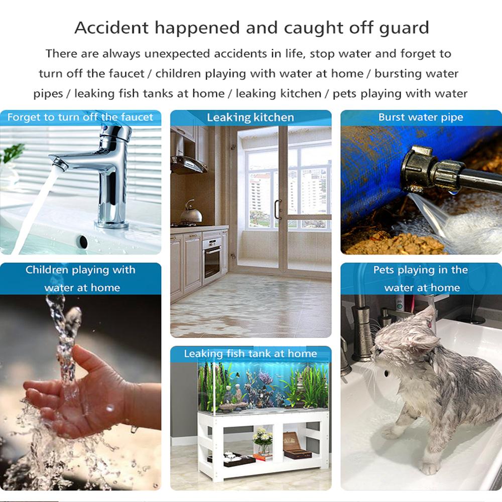 WiFi Water Leak Sensor Security Leakage Overflow Alarm Home Household Detector