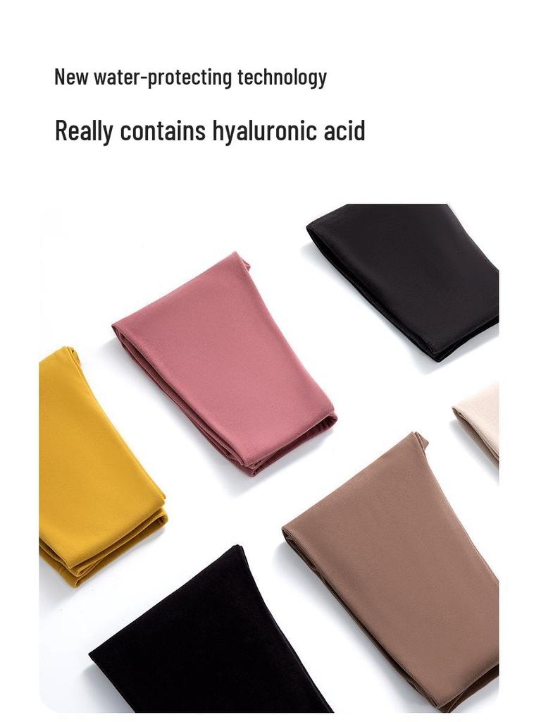 German Velvet High-Waist Slimming Leggings for Women - Warm, Solid Color, Slim Fit, with Hyaluronic Acid for Autumn & Winter