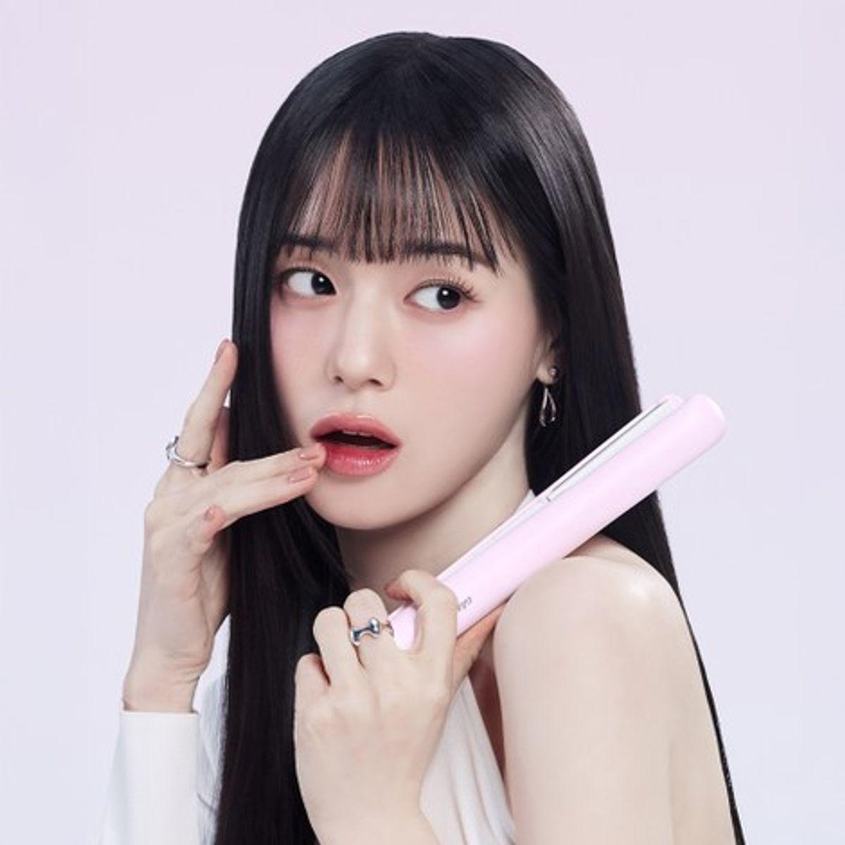 Oh My Glam (OMG) Hair Iron GP105 Pink Medium Size Hair Iron