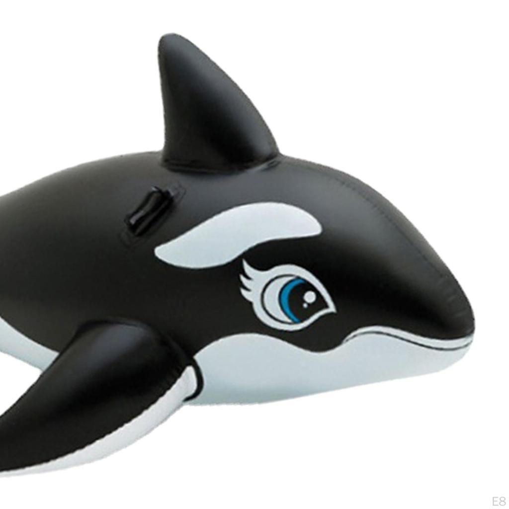 Inflatable Pool Float Beach Durable Rideable Tube Raft Water Swim Ring