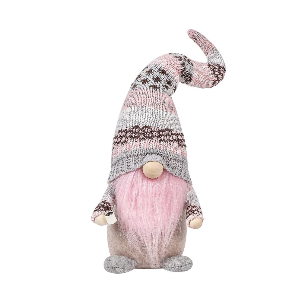 

Santa Claus Ornamentation Christmas Decoration Faceless Doll Coffee Cup Ornament Home Accessories Gift розовый