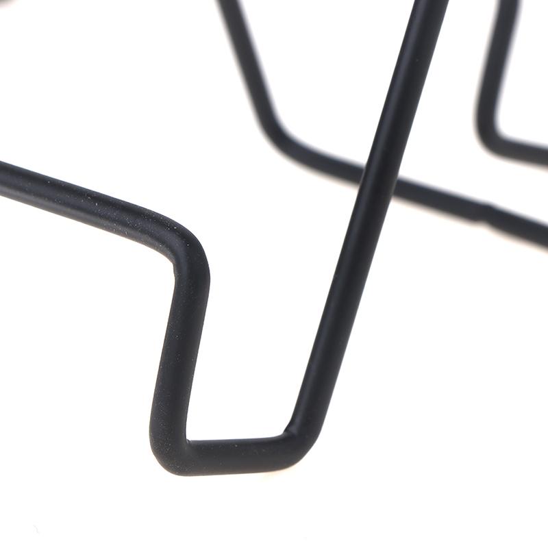 Black Gold Holder Metal Desktop Display Stand Storage Shelf For CD LP Vinyl Record EP