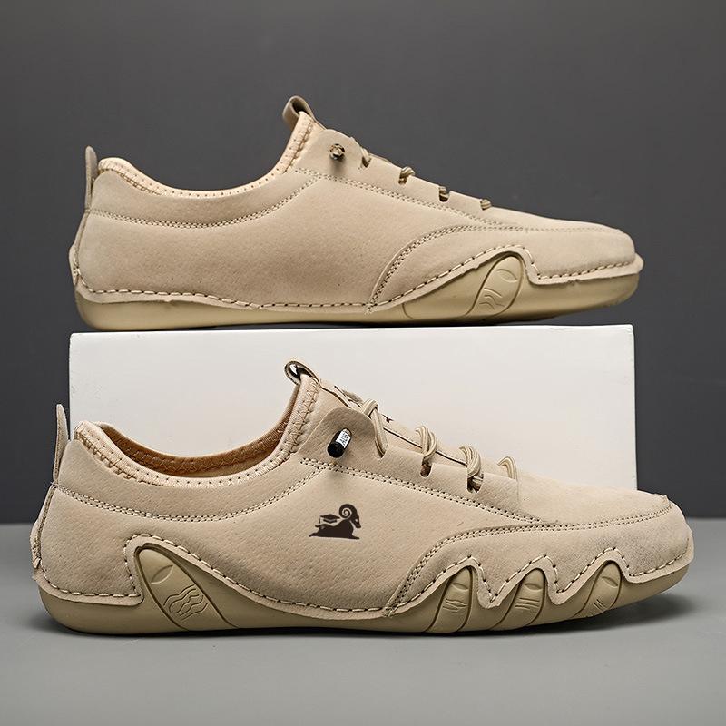 

Кроссовки мужские летние 2024 повседневные кожаные туфли люкс итальянского бренда высокого качества лоферы обувь модные мокасины мужские спортивные туфли 47 хаки