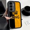 Phone Case for Samsung Galaxy A17 A16 A15 A14 A13 Queen King Couple Theme A56 A36 A26 A55 A35 A25 A54 A34 A24 A53 A33 A23 A07 A0