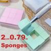 2Cm/0.79In Soft Nail Art Sponge 9Pcs/Box Nail Stamper Gradient Effect Painting Gel Halo Dyeing Tool Brush Diy Manicure Salon