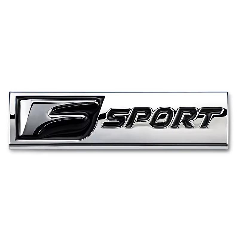 3D Metal Badge Decal Rear Trunk Emblem Sticker Accessories For Lexus F SPORT ES RX NX LS UX LM LX GX LC RZ IS CT GS RC HS TX LBX EC4 7E