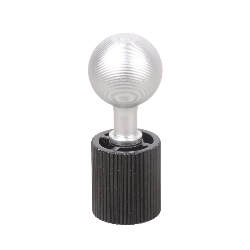 

Lightweight 17mm Ball Head to 1/4 Inch Thread Converter Aluminum Alloy Adapter for Action Cameras Tripods