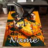 Custom Landos Norris Racing Mat Personalized Name, Polyester Washable Indoor Entryway Rug, Gift for Christmas, Easter, Thanksgiving Day