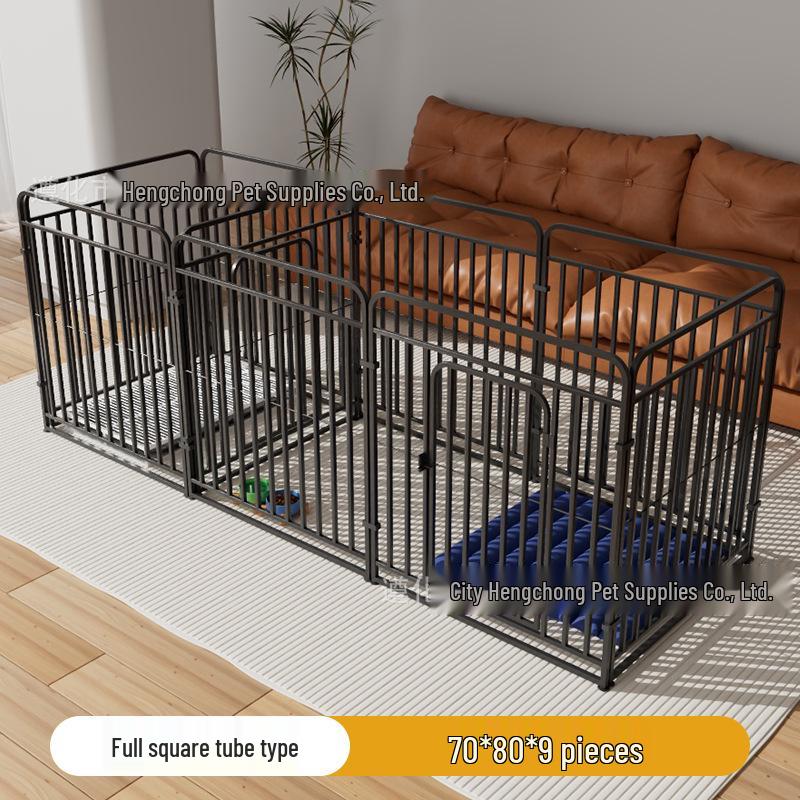 Pet Indoor Dog Fence: Adjustable Barrier & Enclosure for Large, Medium, Small Dogs - Ideal for Potty Training & Dog House Use.