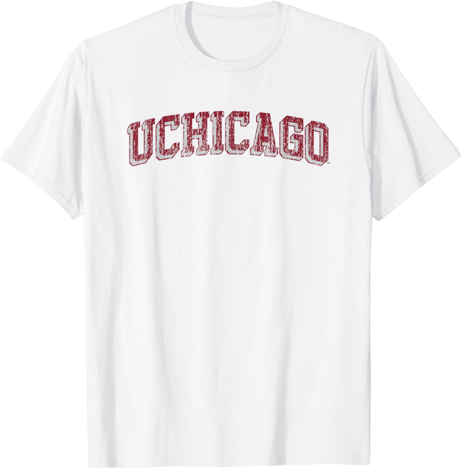 Chicago Maroons Retro Arch White Officially Licensed T-Shirt S разноцветный