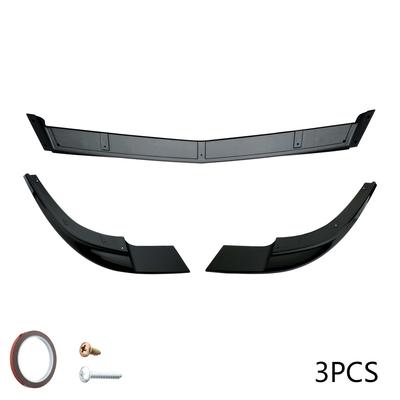 Til Corvette C6 Z06 | ZR1 Stil 2005-2013 Blank Sort Bil Front Kofanger Læbe Splitter Front Kofanger Læbe Spoiler Bil Tilbehør