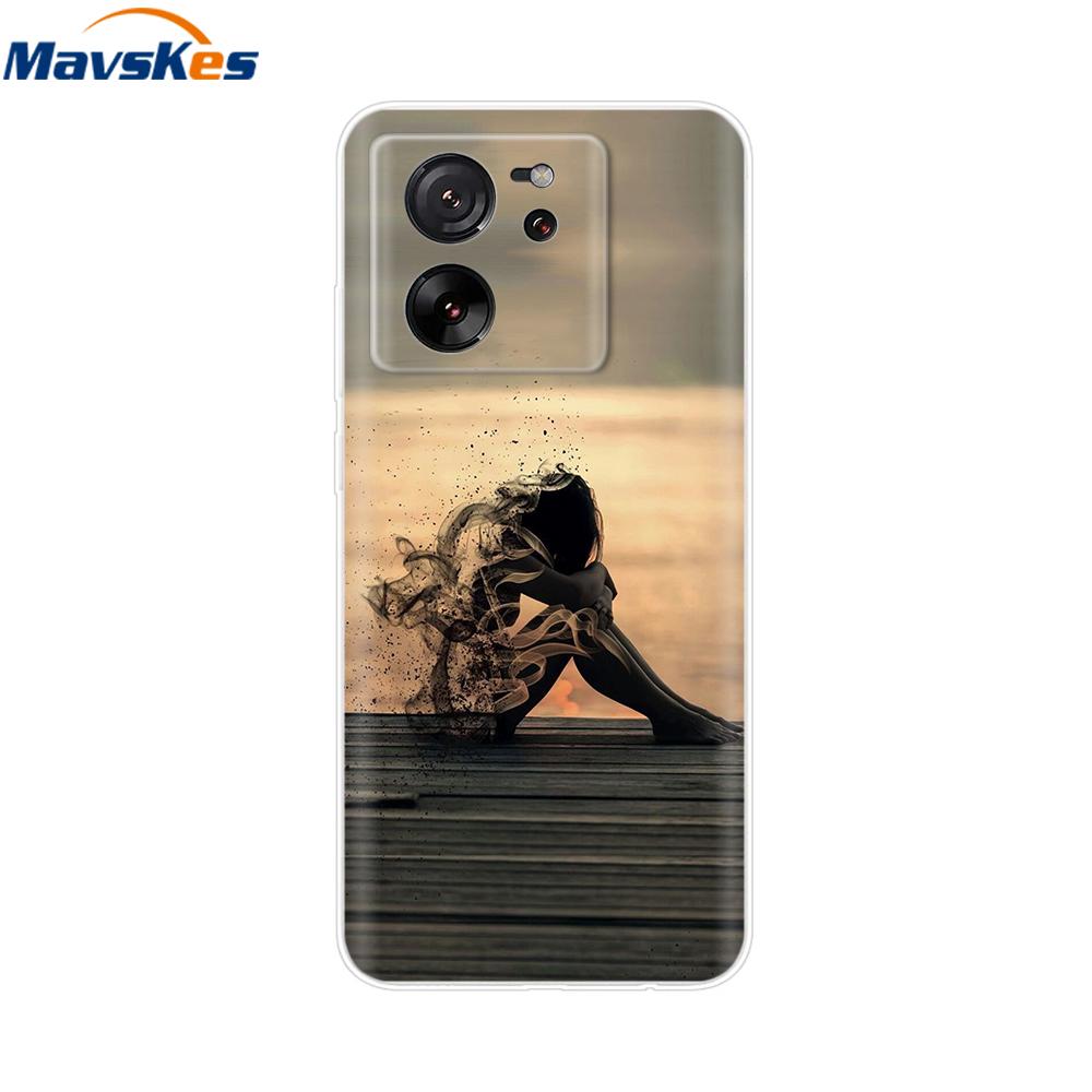 For Xiaomi 13T Pro 5G Case 13T 13 Soft Clear Silicone Bumper Phone Back Cover for Xiaomi 13 Lite 13T Pro Mi13T Shockproof Cases