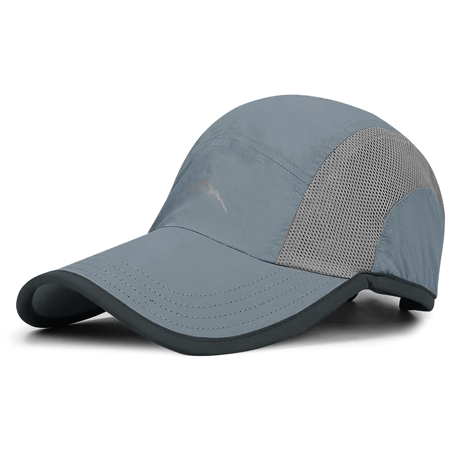 

[Cooltto] Men s Cap, Lightweight, Breathable Structure, Quick Drying, UV Protection, Free size серый