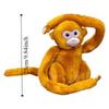 Realistice Large Plush Monkey Doll Stuffed Doll Orangutan Plush Doll Monkey Plush Toy  Kid Gift