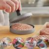 Modern Aluminum Alloy Circular Hamburger Press For Juicy Patties And Rice Balls