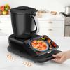 Placă de Mixare pentru Thermomix TM7 Placă Glisantă Covoraș Antiderapant cu Role de Cauciuc și Cleme de Blocare Accesoriu Ușor de Mutat