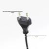 Two-Core European Round Plug Power Cord for Hair Straighteners & Curling Irons