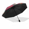 1pc Outdoor Umbrella with Pokémon Characters - Automatic Opening/Closing, Portable 3-Fold Design, 8-Rib Iron Frame - Perfect Gift for Fans, Trave