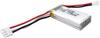 Set of 2 Lithium Batteries 7.4V 300mAh for WLToys F959, XK A600 | Extended Compatibility with RC Aircraft | Long-Lasting Performance, Silver