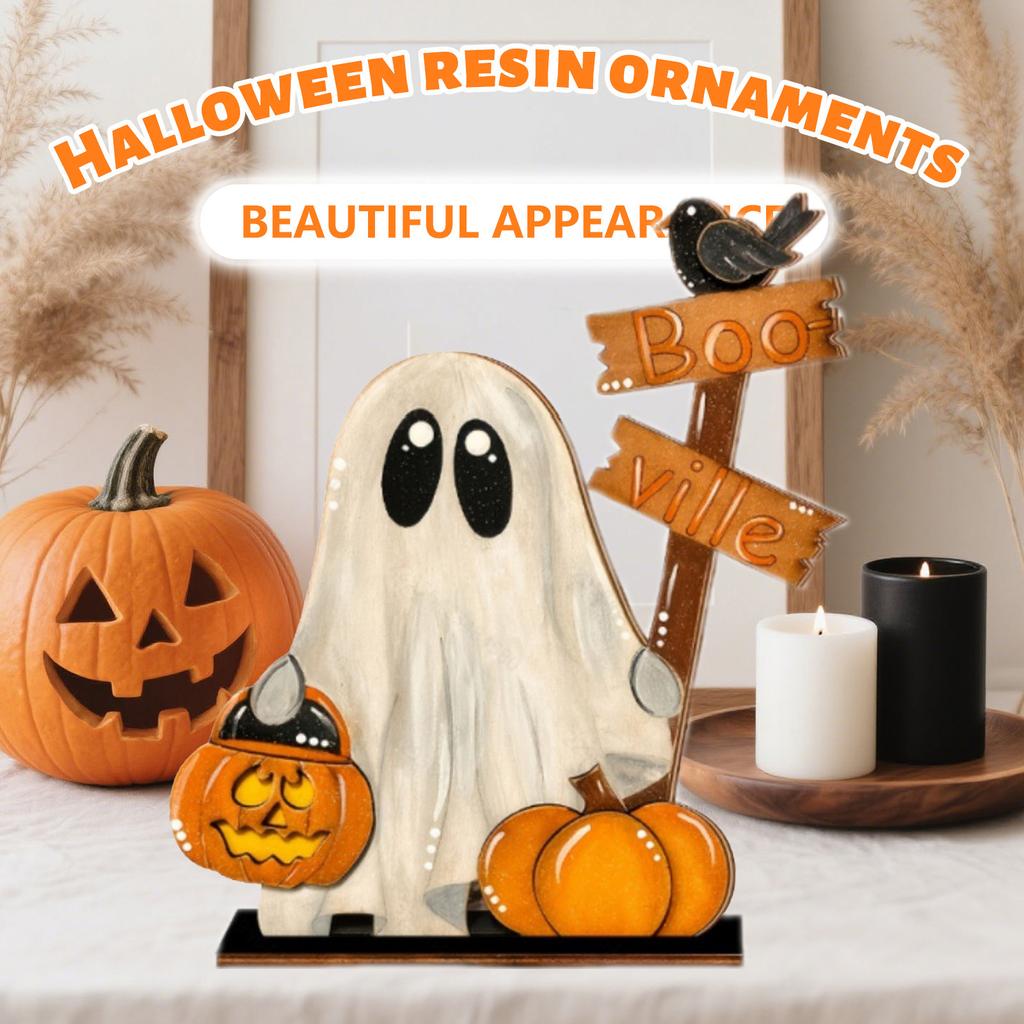 Halloween Ghosts Shelves Ghosts Home Decor Wooden Crafts Ornament